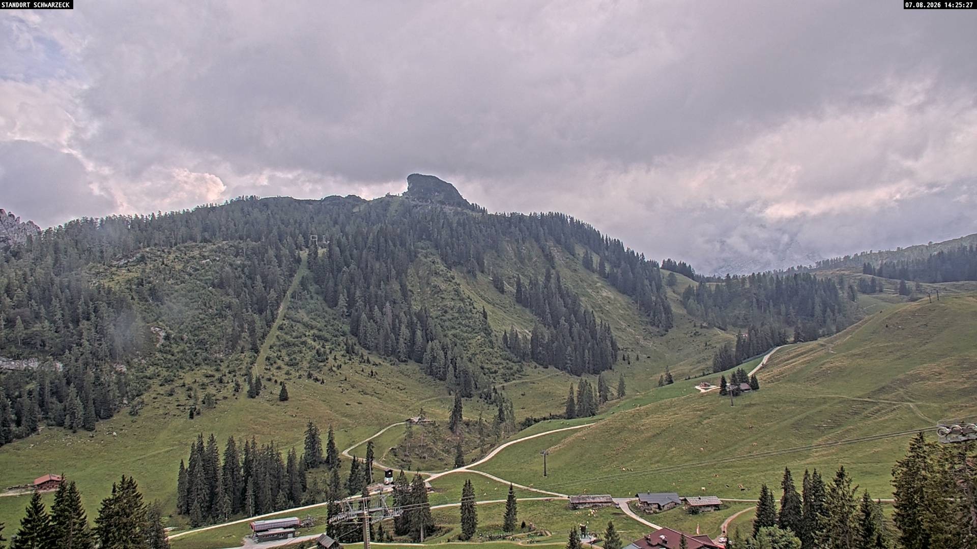 Archiv Foto Webcam Grubhörndl, Loferer Alm