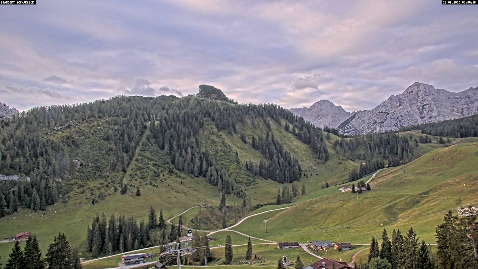 Archiv Foto Webcam Grubhörndl, Loferer Alm