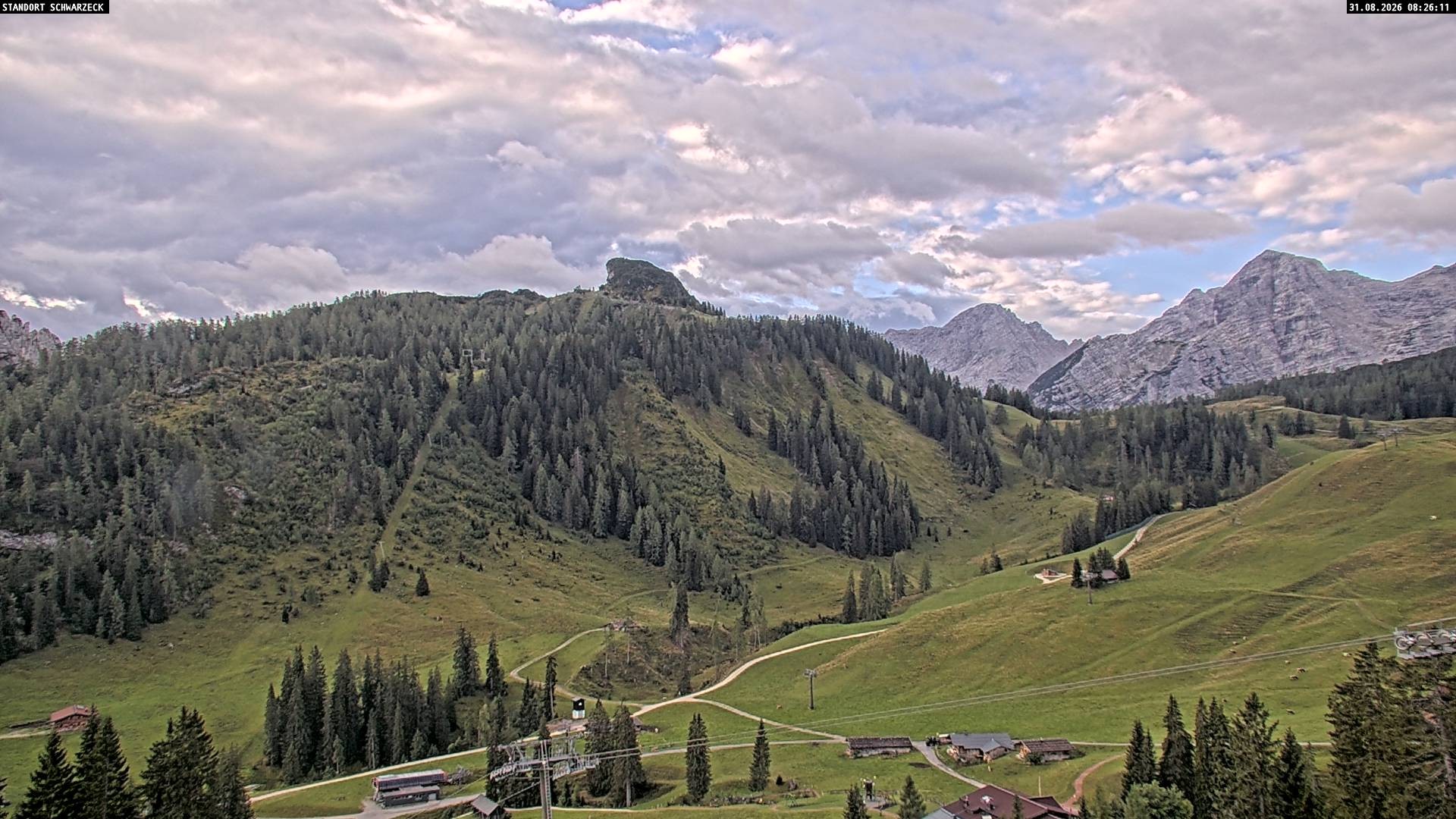 Archiv Foto Webcam Grubhörndl, Loferer Alm