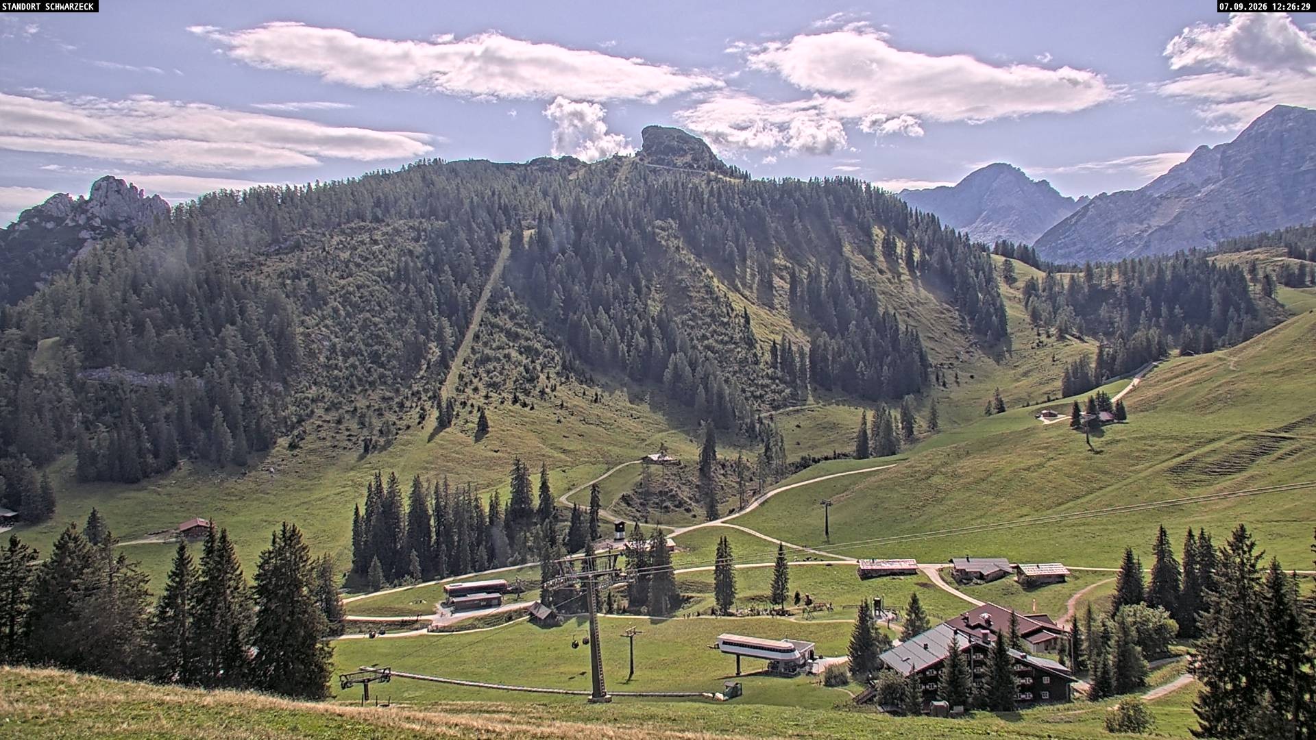 Archiv Foto Webcam Grubhörndl, Loferer Alm