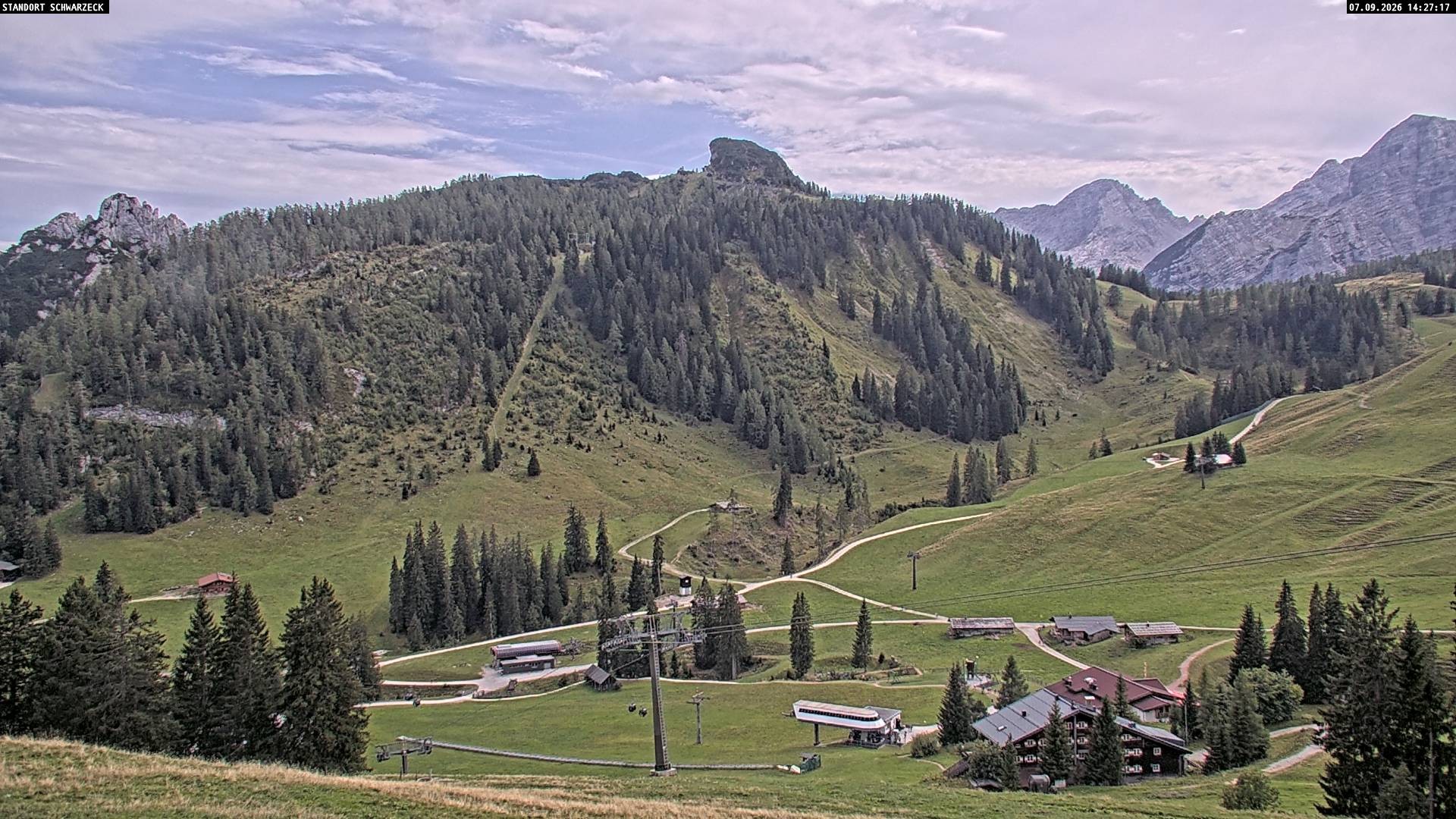 Archiv Foto Webcam Grubhörndl, Loferer Alm