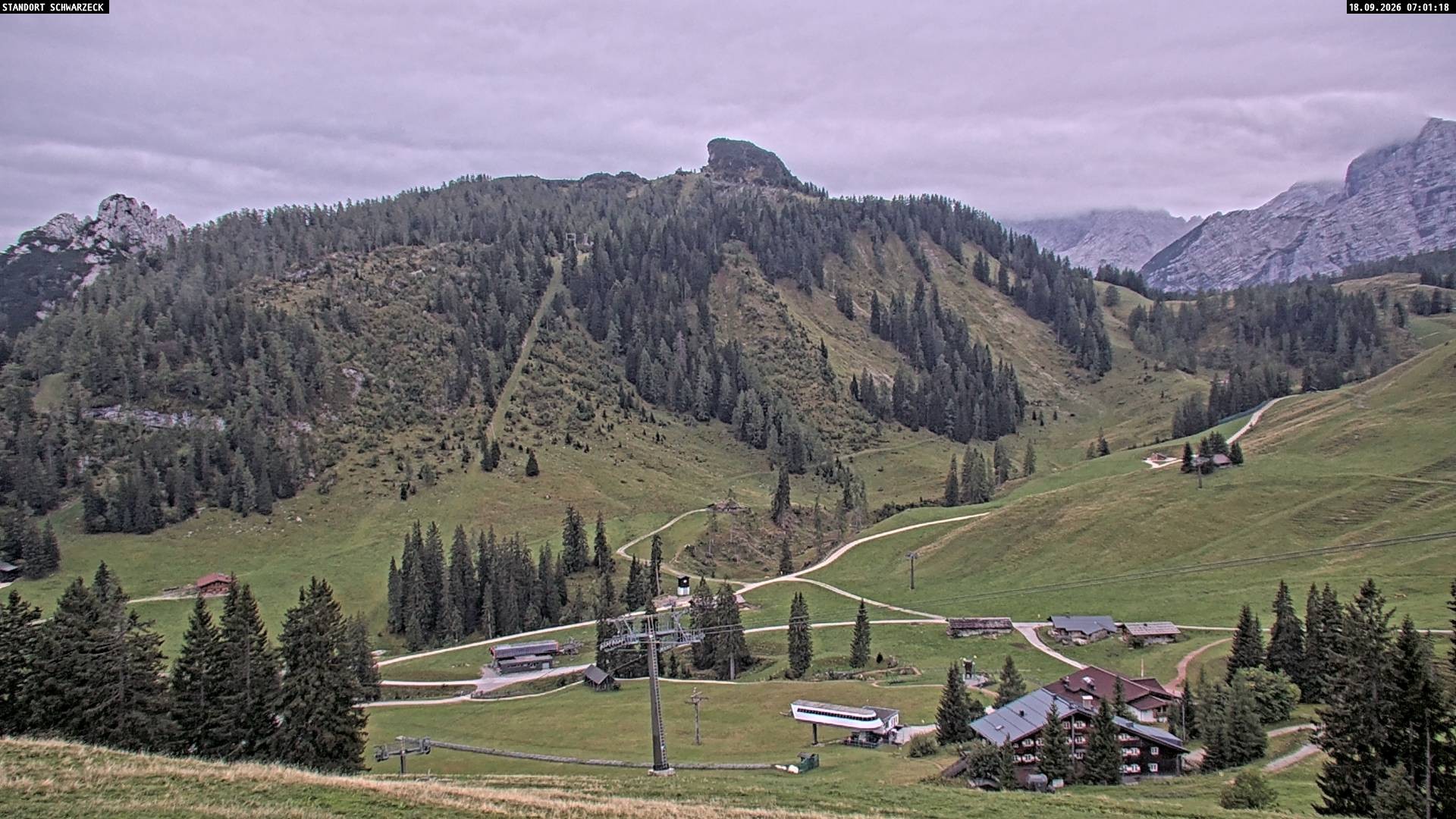 Archiv Foto Webcam Grubhörndl, Loferer Alm