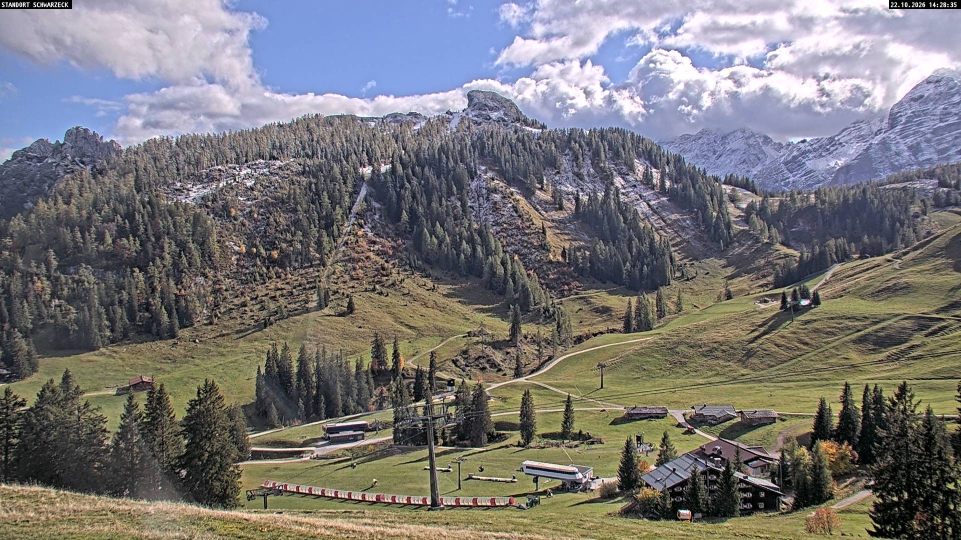 Archiv Foto Webcam Grubhörndl, Loferer Alm