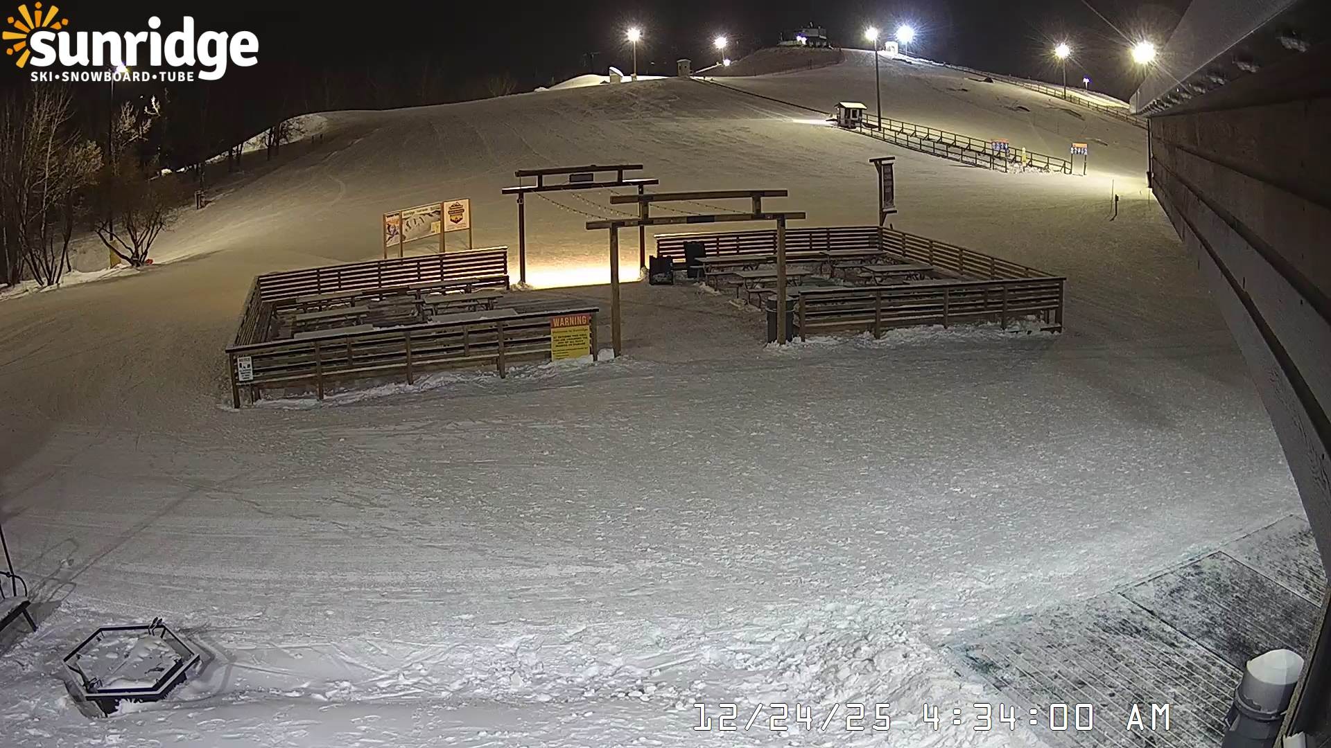 Archiv Foto Webcam Bunny Hill (Skigebiet Sunridge, Alberta)