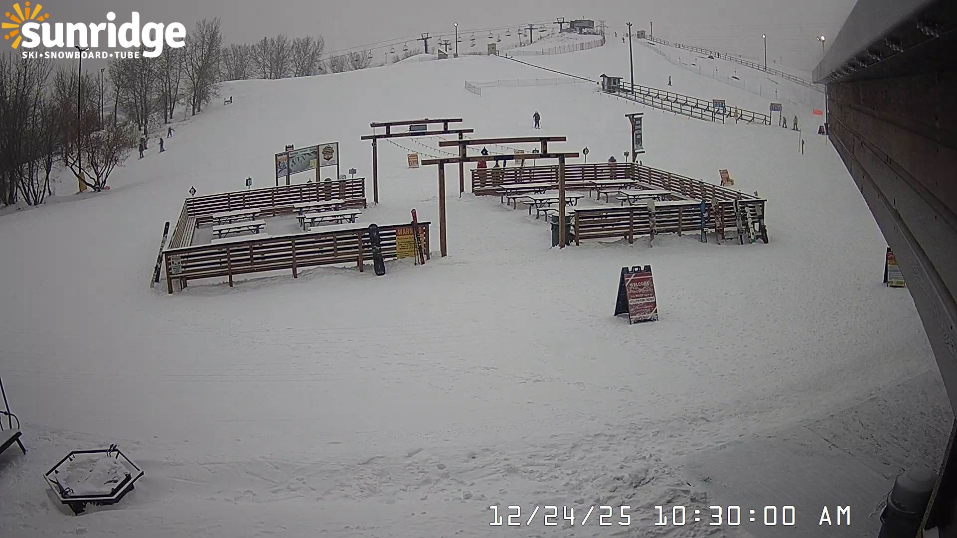 Archiv Foto Webcam Bunny Hill (Skigebiet Sunridge, Alberta)