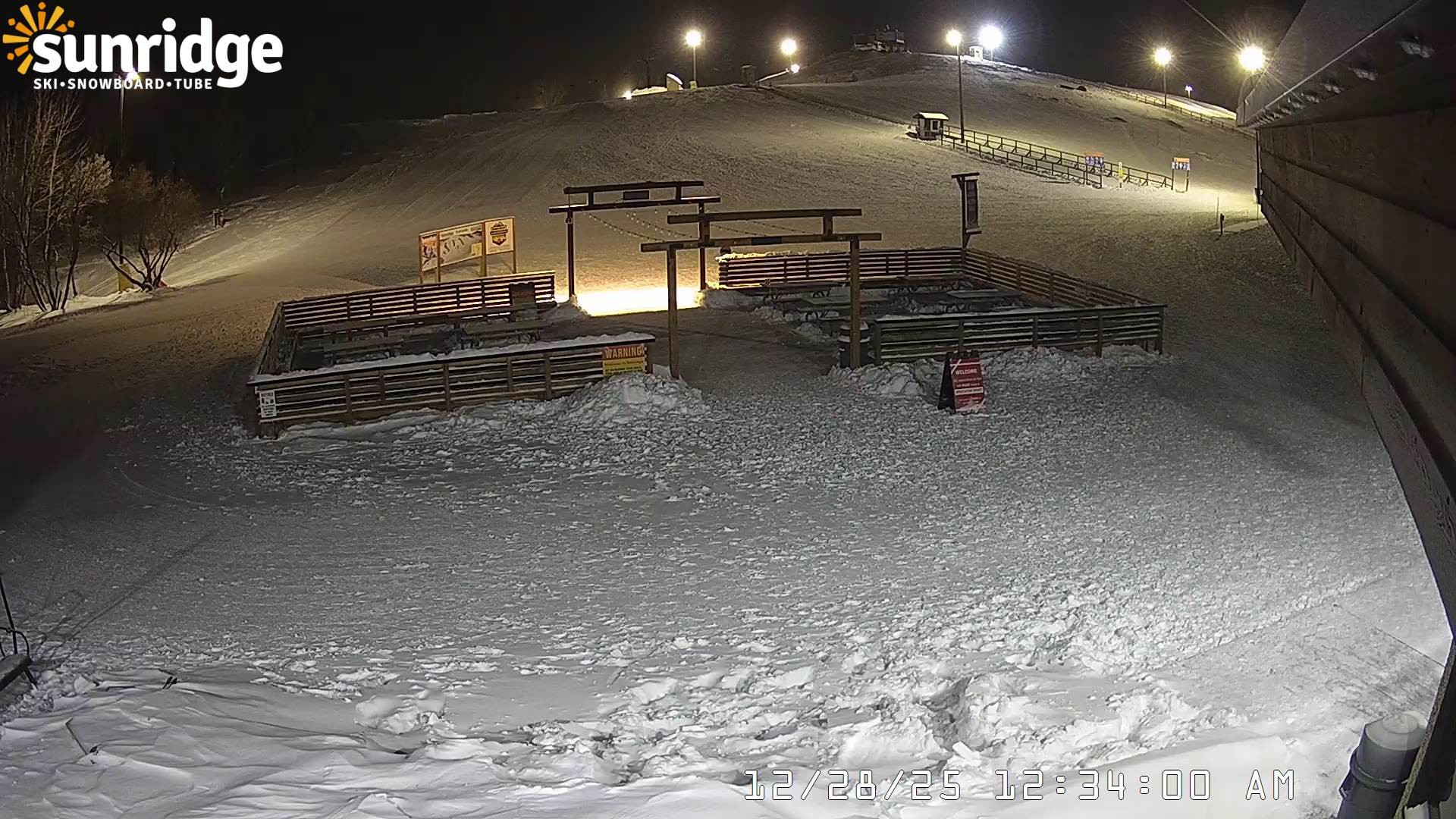 Archiv Foto Webcam Bunny Hill (Skigebiet Sunridge, Alberta)