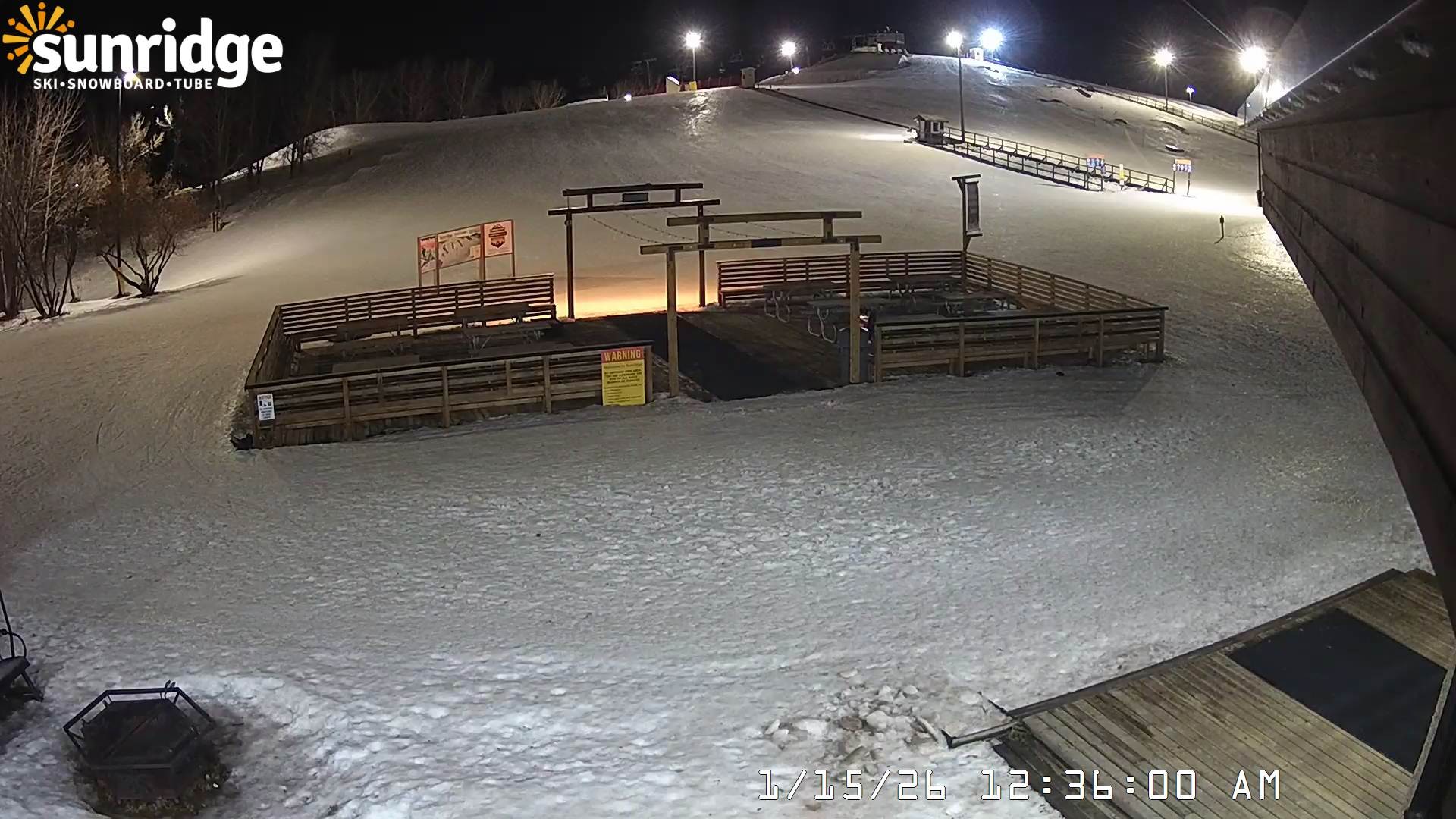 Archiv Foto Webcam Bunny Hill (Skigebiet Sunridge, Alberta)