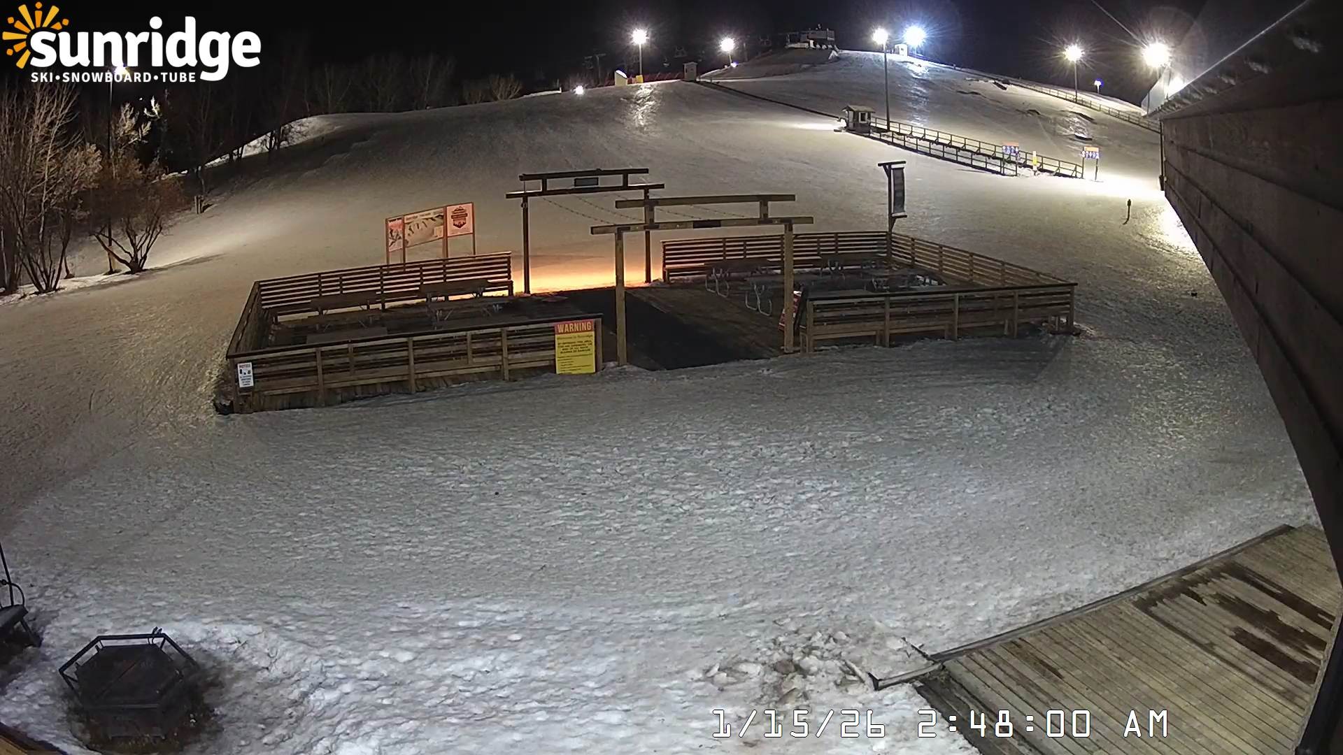Archiv Foto Webcam Bunny Hill (Skigebiet Sunridge, Alberta)