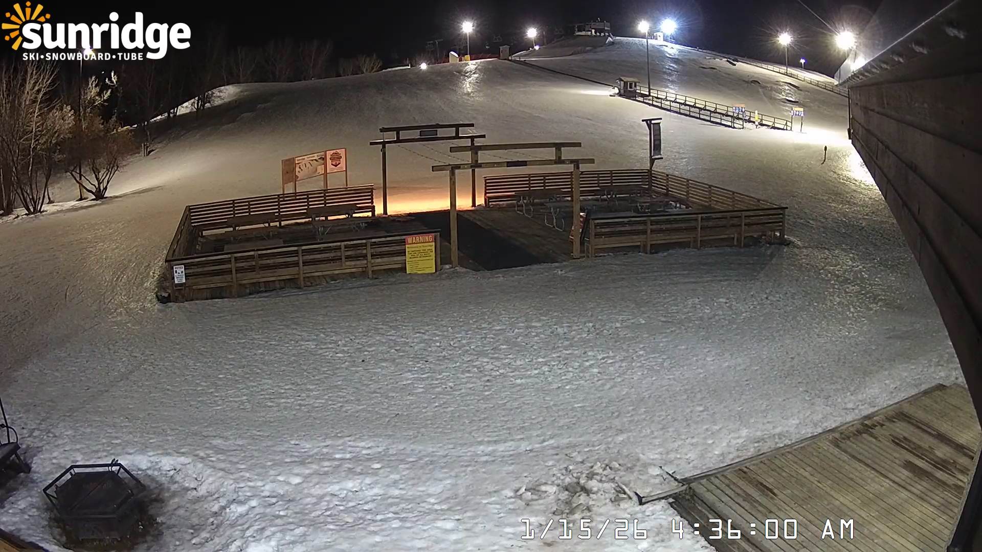Archiv Foto Webcam Bunny Hill (Skigebiet Sunridge, Alberta)
