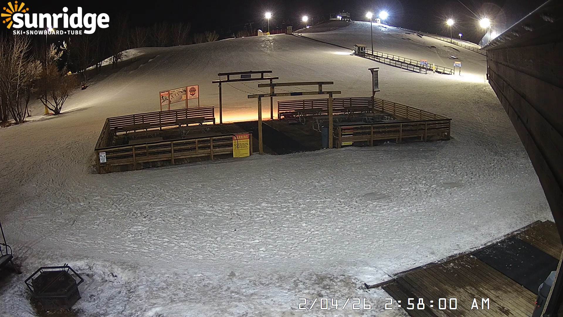 Archiv Foto Webcam Bunny Hill (Skigebiet Sunridge, Alberta)