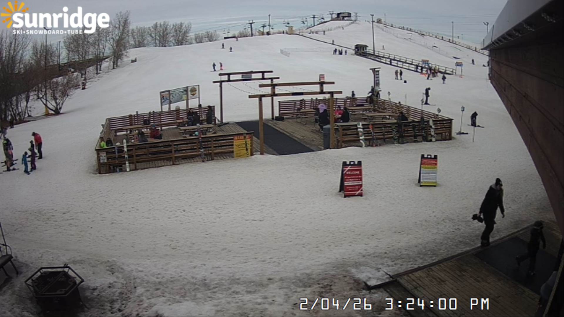 Archiv Foto Webcam Bunny Hill (Skigebiet Sunridge, Alberta)