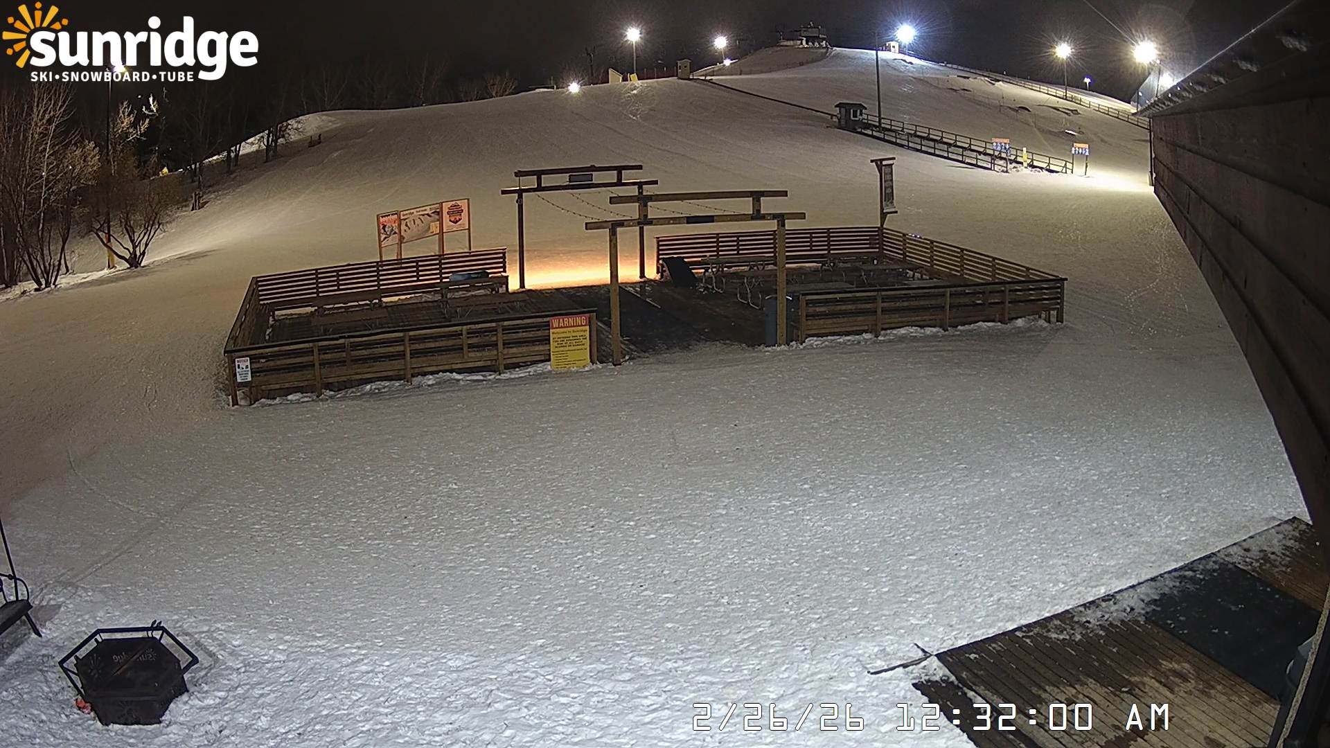 Archived image Webcam Bunny Hill (Sunridge ski area, Alberta)
