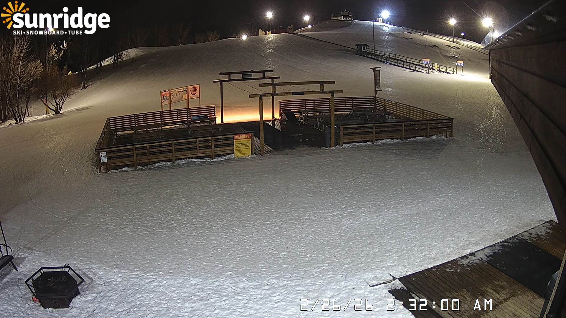 Archived image Webcam Bunny Hill (Sunridge ski area, Alberta)