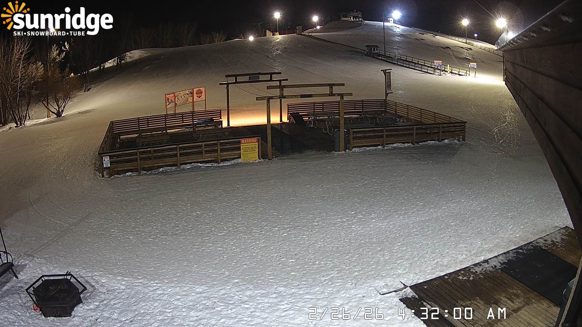 Archived image Webcam Bunny Hill (Sunridge ski area, Alberta)