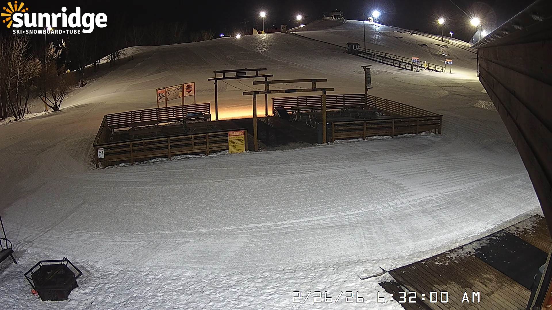 Archived image Webcam Bunny Hill (Sunridge ski area, Alberta)