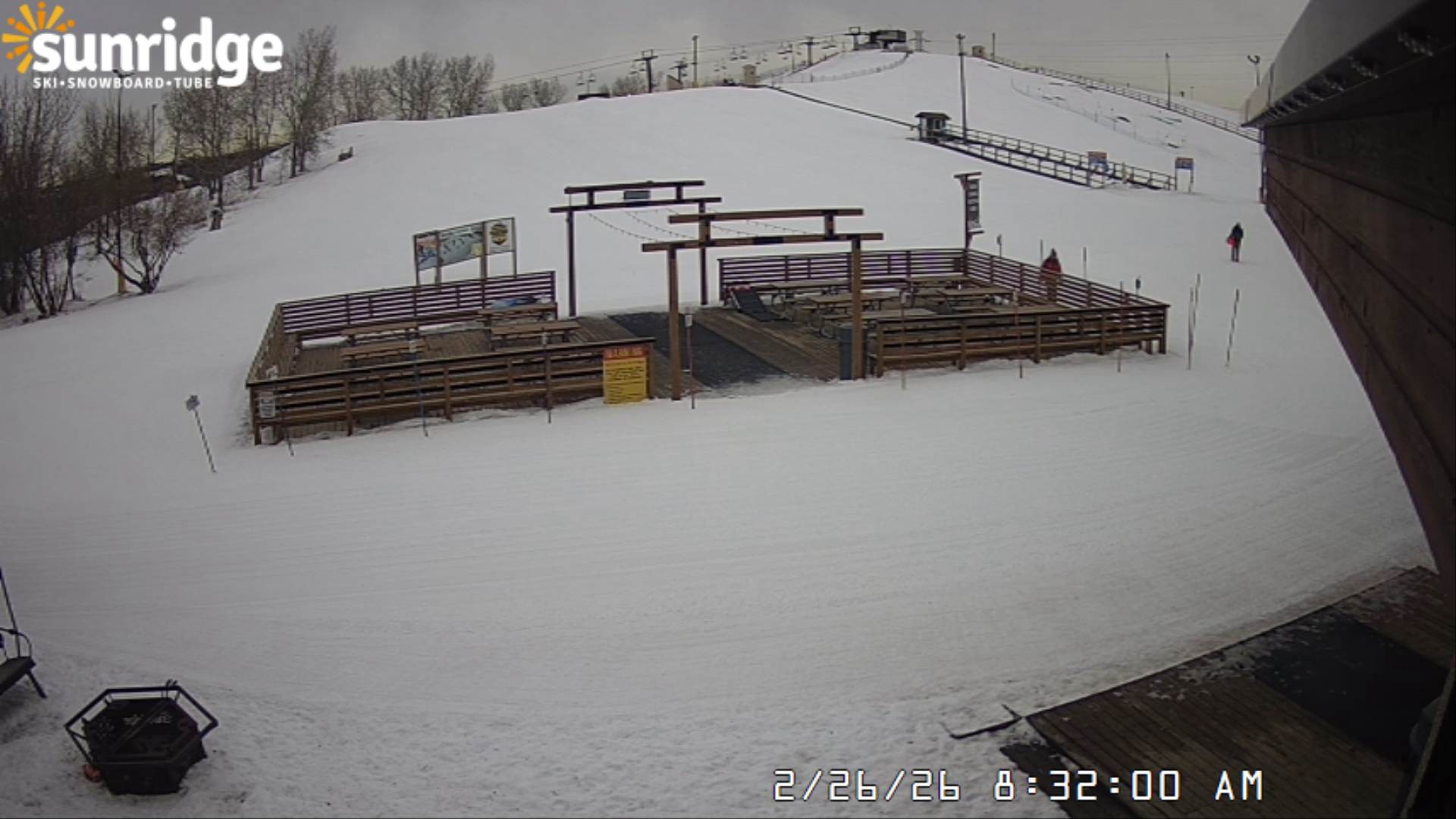 Archived image Webcam Bunny Hill (Sunridge ski area, Alberta)