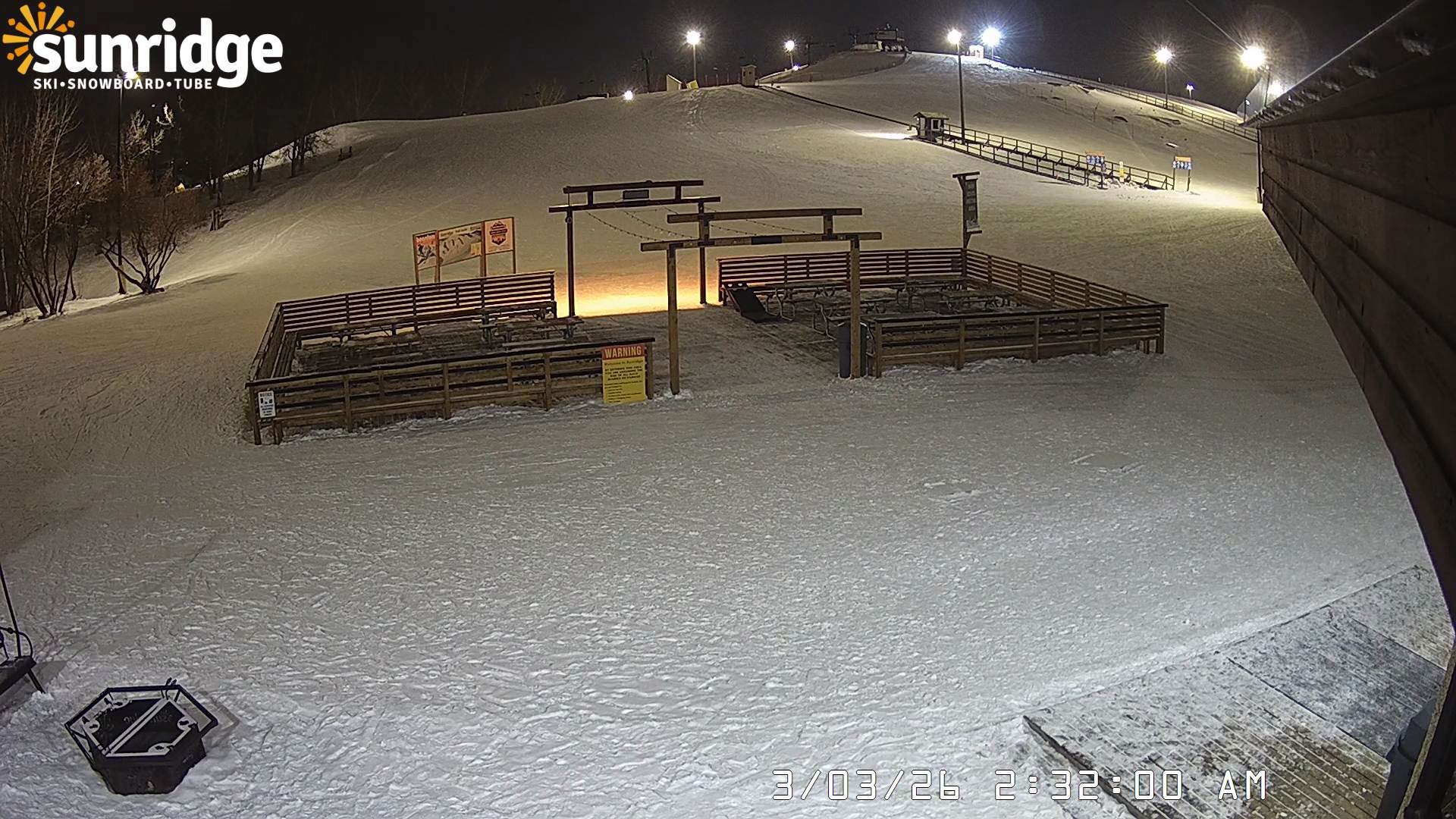 Archiv Foto Webcam Bunny Hill (Skigebiet Sunridge, Alberta)