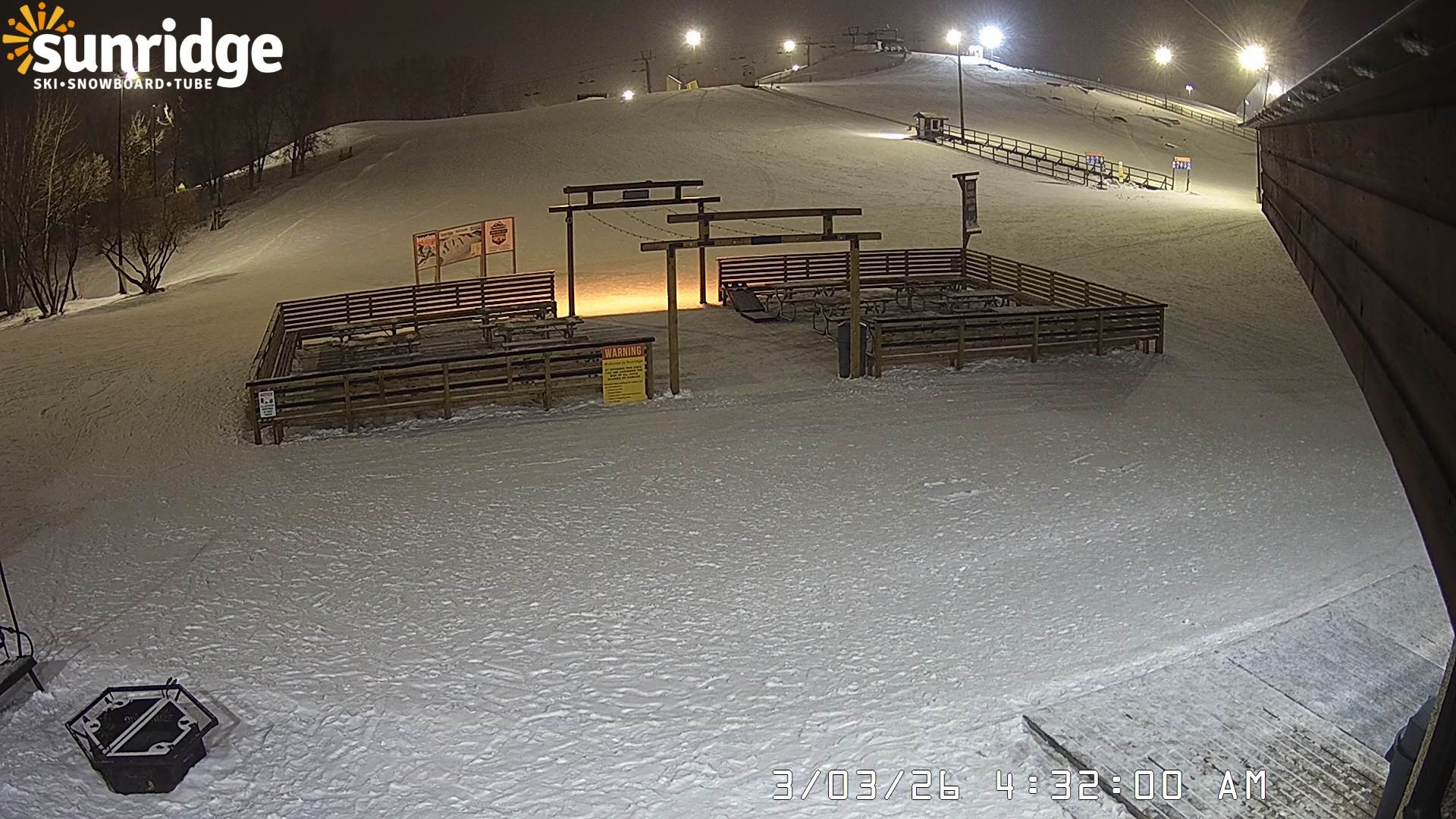 Archiv Foto Webcam Bunny Hill (Skigebiet Sunridge, Alberta)