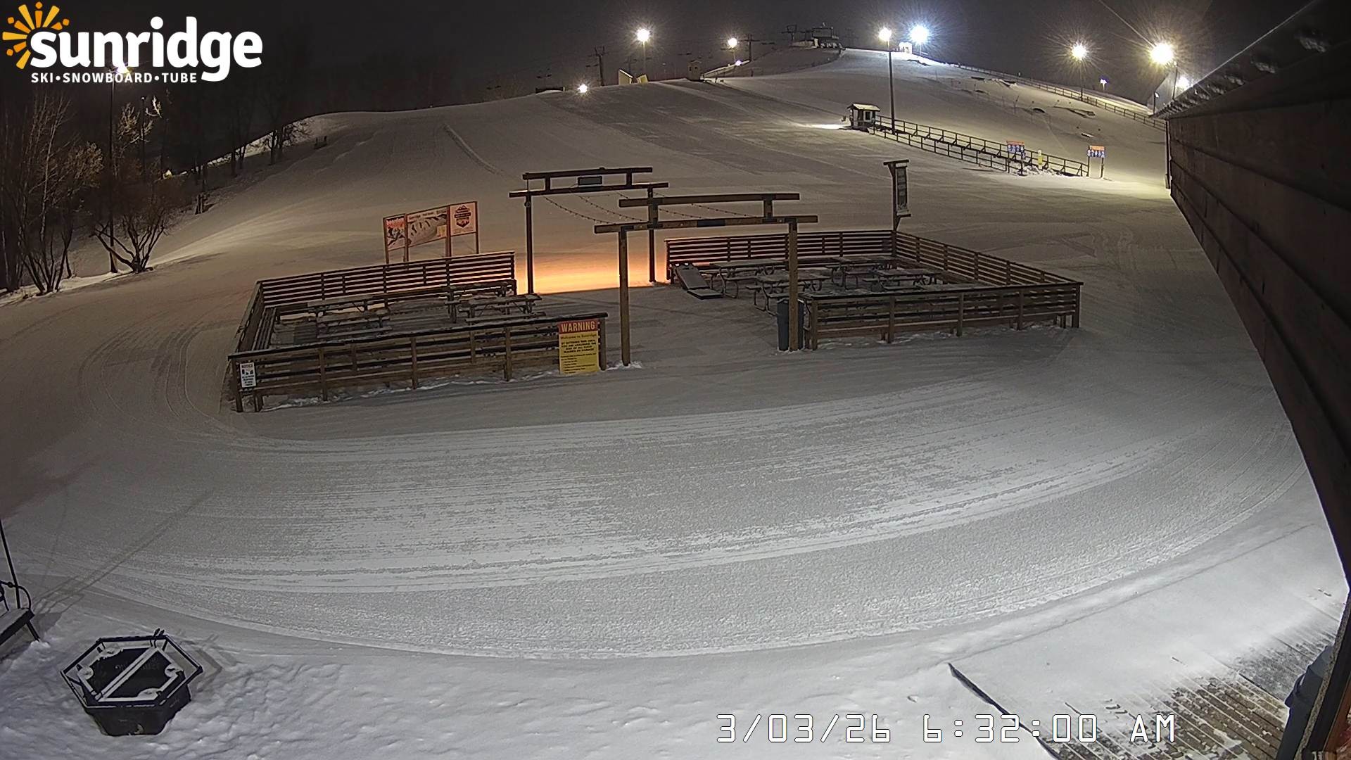 Archiv Foto Webcam Bunny Hill (Skigebiet Sunridge, Alberta)