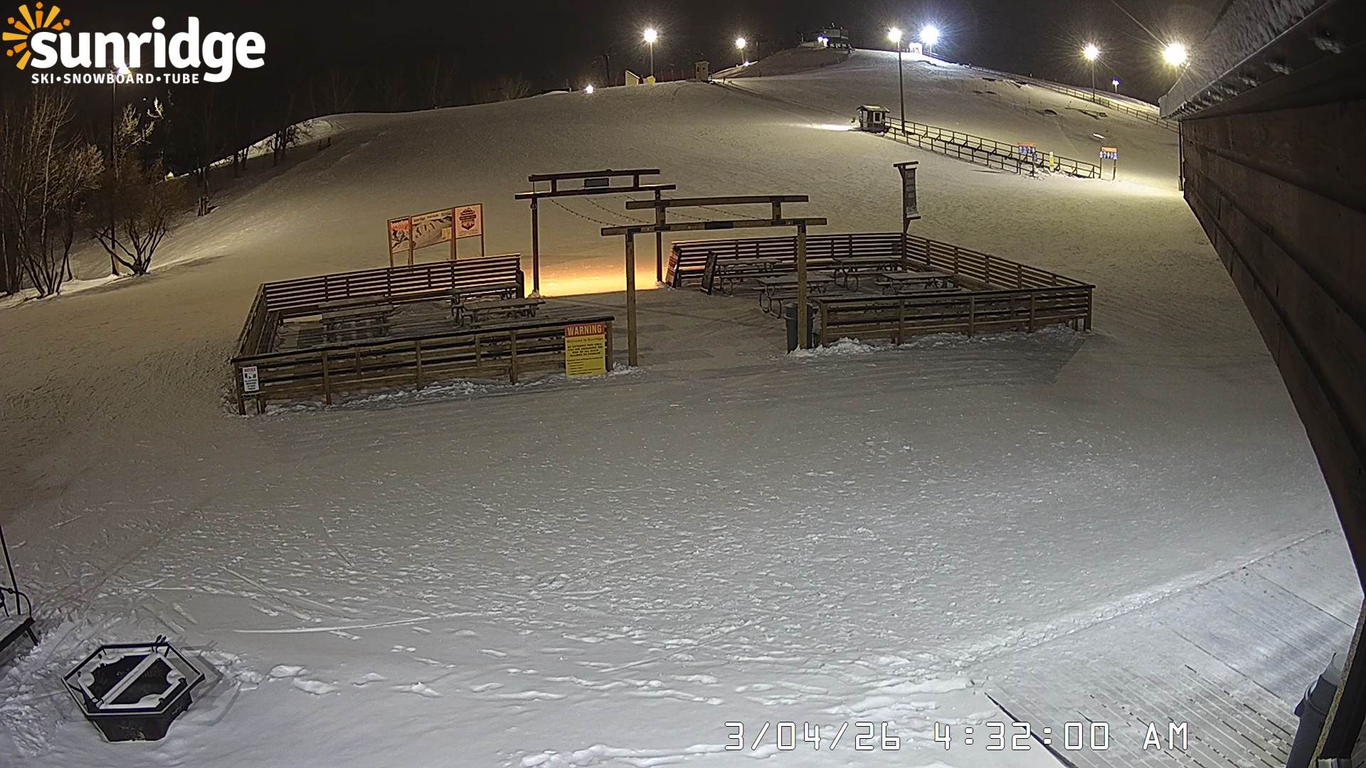 Archiv Foto Webcam Bunny Hill (Skigebiet Sunridge, Alberta)