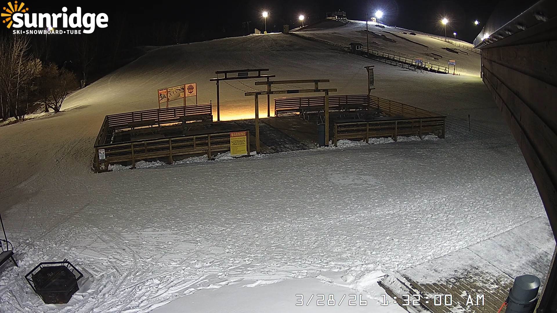 Archived image Webcam Bunny Hill (Sunridge ski area, Alberta)