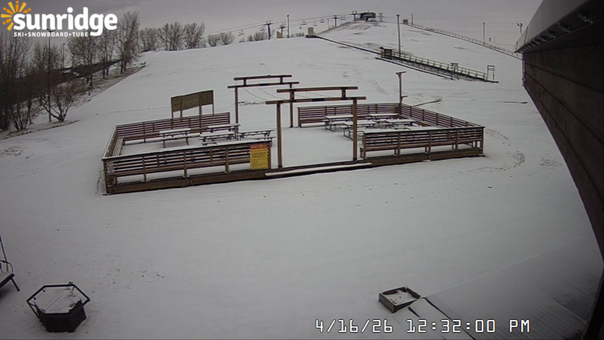 Archiv Foto Webcam Bunny Hill (Skigebiet Sunridge, Alberta)