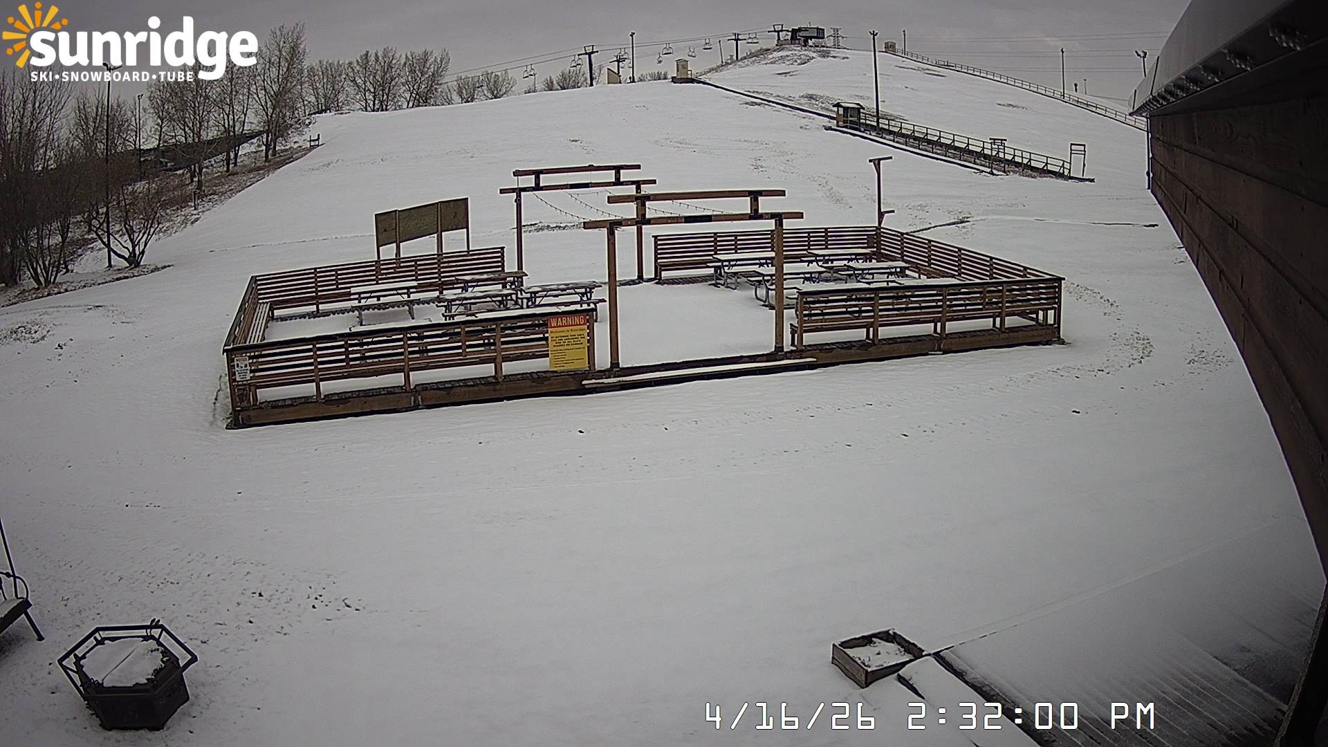 Archiv Foto Webcam Bunny Hill (Skigebiet Sunridge, Alberta)