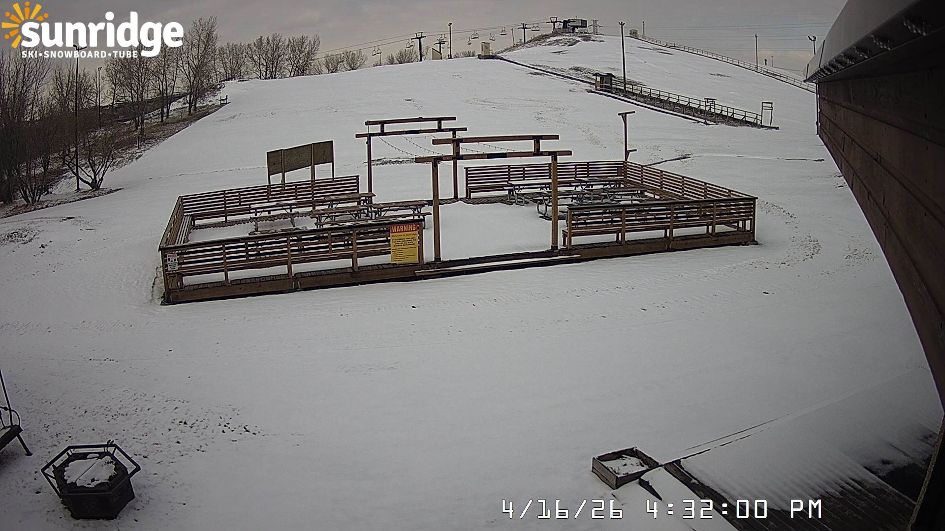 Archiv Foto Webcam Bunny Hill (Skigebiet Sunridge, Alberta)