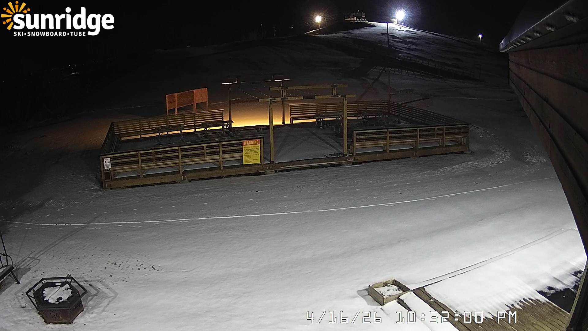 Archived image Webcam Bunny Hill (Sunridge ski area, Alberta)
