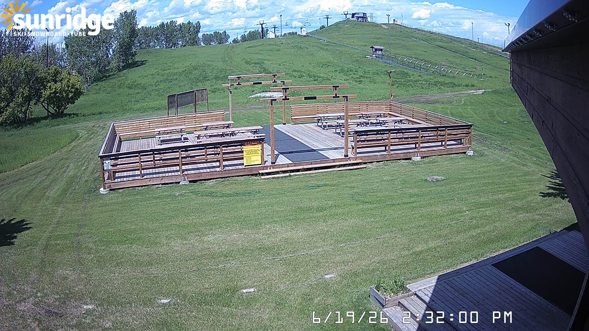 Archiv Foto Webcam Bunny Hill (Skigebiet Sunridge, Alberta)