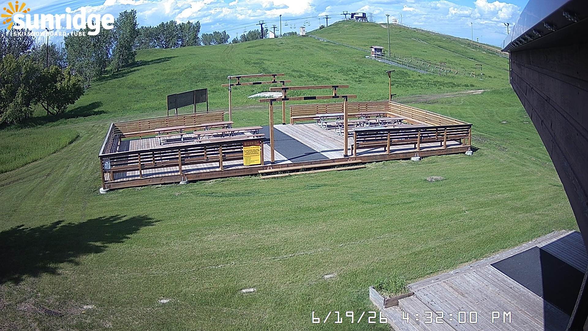 Archiv Foto Webcam Bunny Hill (Skigebiet Sunridge, Alberta)