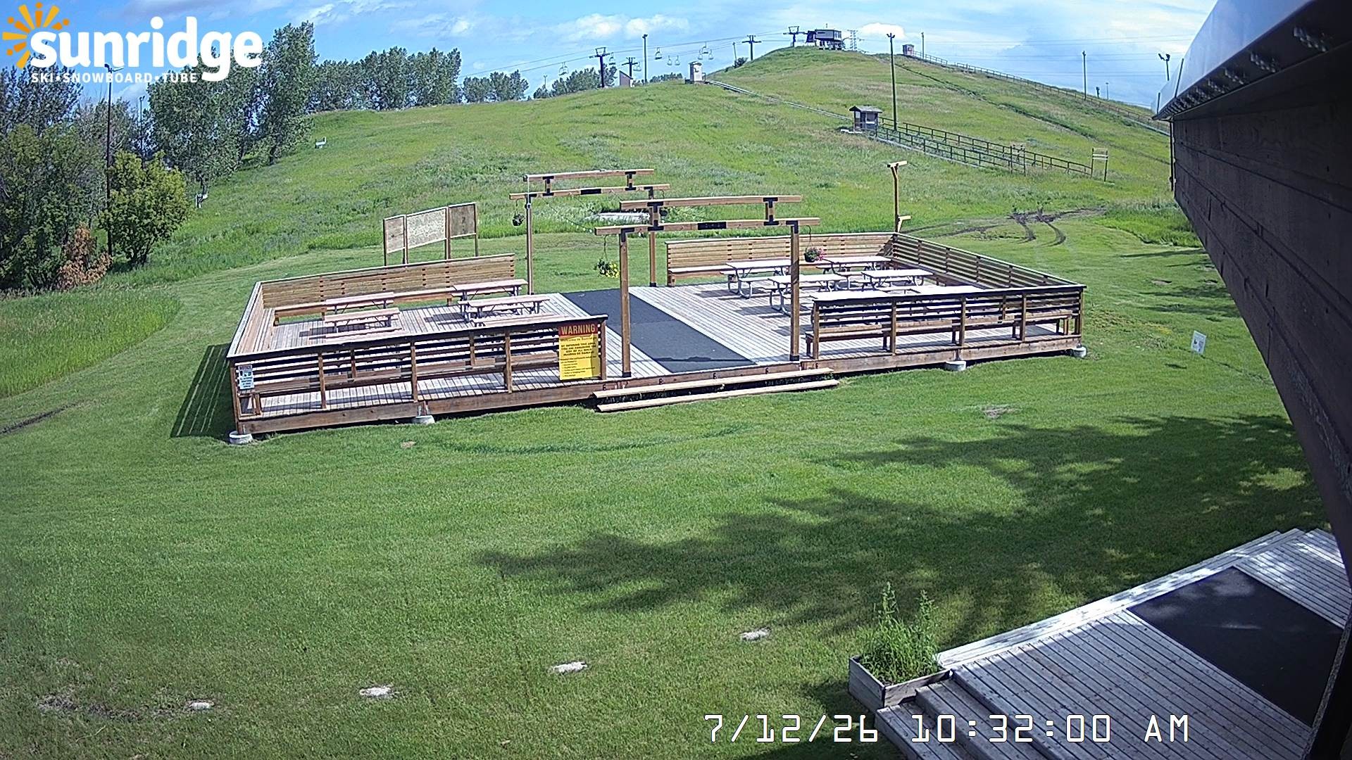 Archiv Foto Webcam Bunny Hill (Skigebiet Sunridge, Alberta)