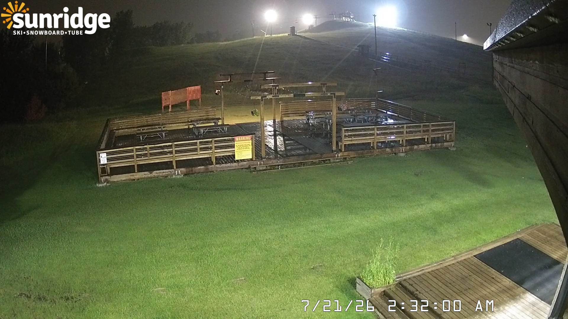 Archived image Webcam Bunny Hill (Sunridge ski area, Alberta)