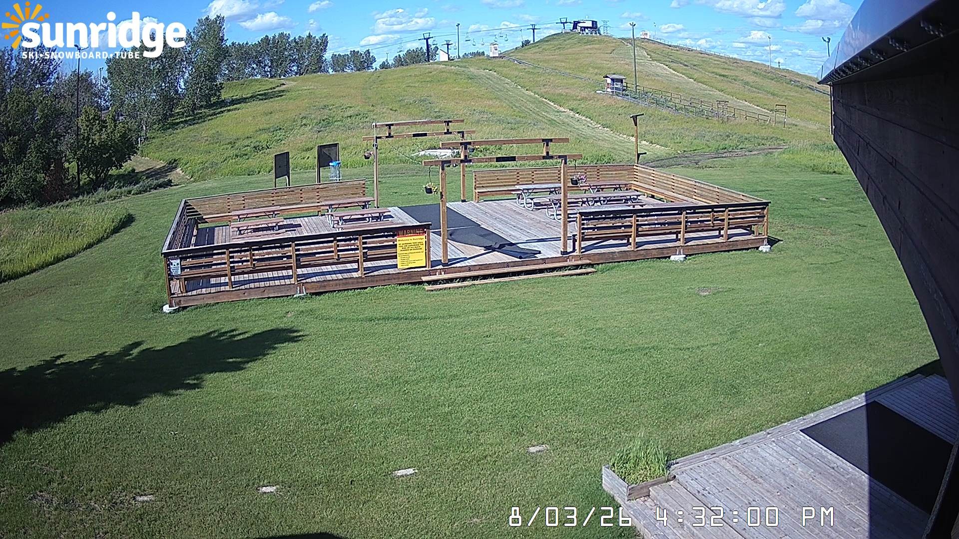 Archiv Foto Webcam Bunny Hill (Skigebiet Sunridge, Alberta)
