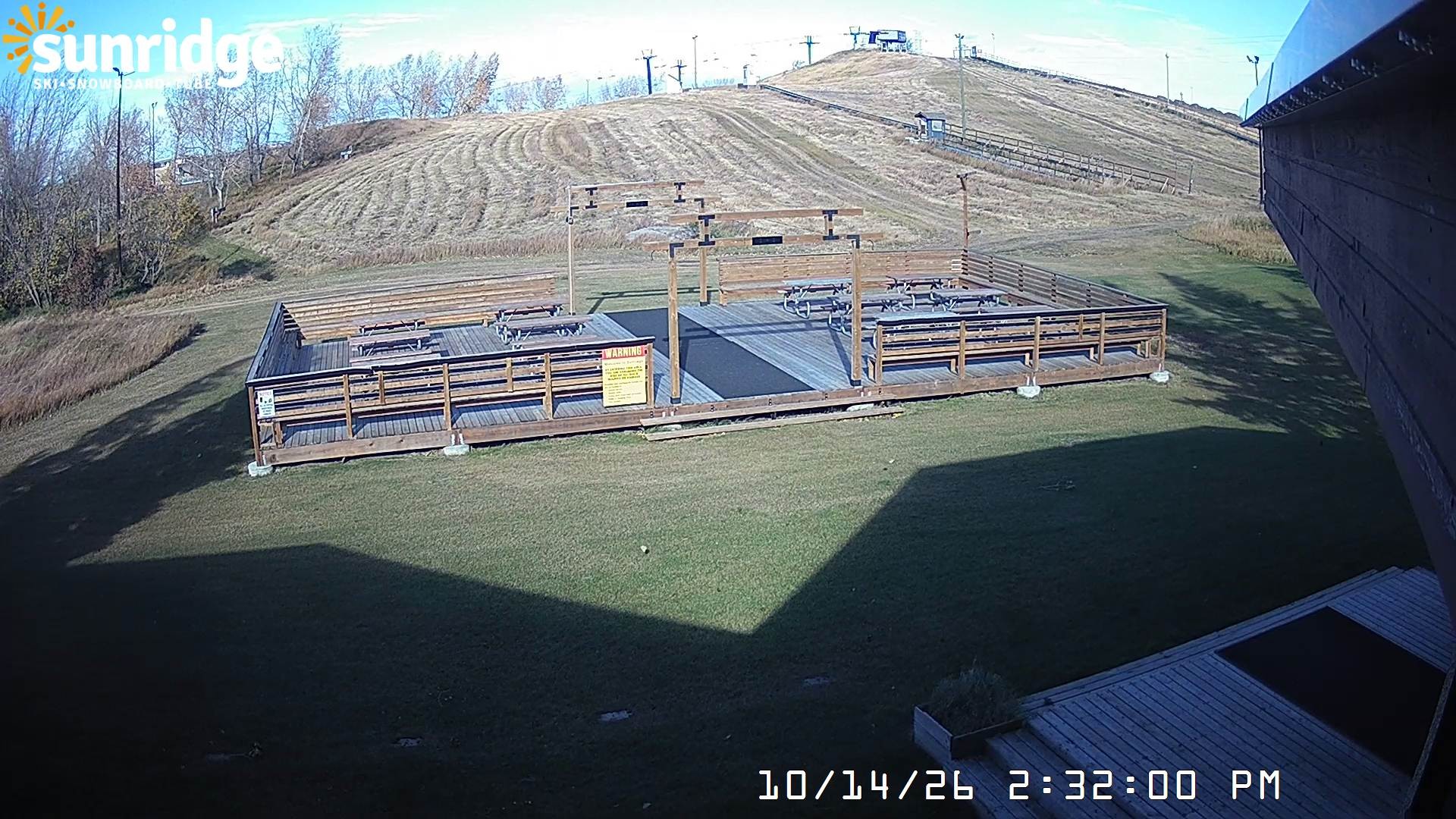 Archived image Webcam Bunny Hill (Sunridge ski area, Alberta)