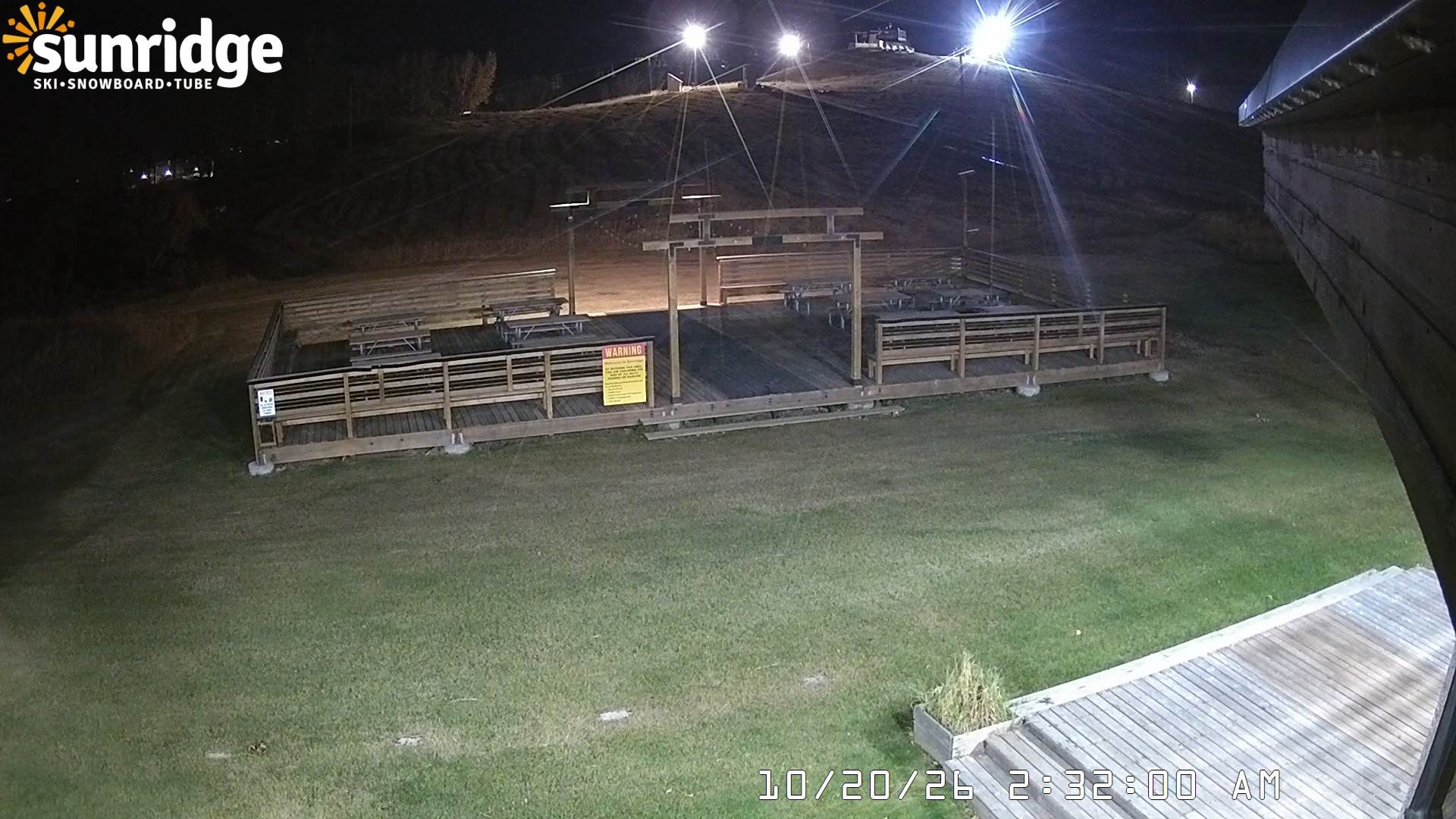 Archived image Webcam Bunny Hill (Sunridge ski area, Alberta)