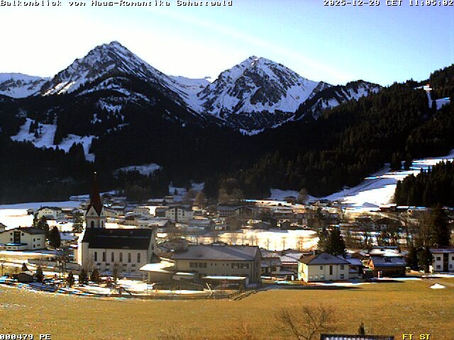 Archiv Foto Webcam Schattwald: Haus Romantika