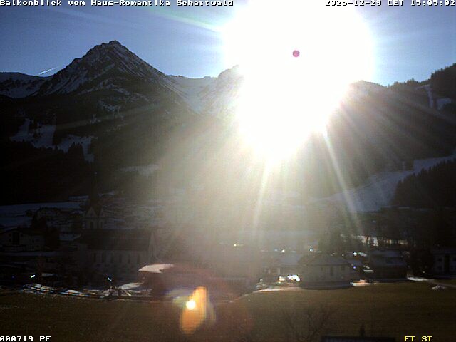 Archiv Foto Webcam Schattwald: Haus Romantika