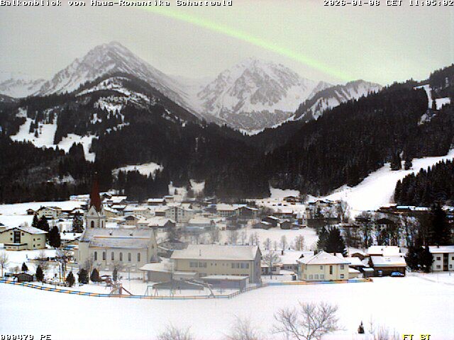 Archiv Foto Webcam Schattwald: Haus Romantika