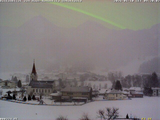 Archiv Foto Webcam Schattwald: Haus Romantika