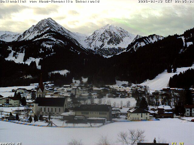 Archived image Webcam Schattwald: Vacation rental Haus Romantika