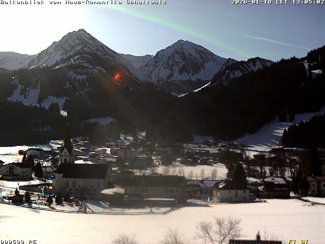 Archiv Foto Webcam Schattwald: Haus Romantika