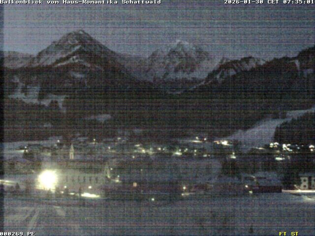 Archived image Webcam Schattwald: Vacation rental Haus Romantika