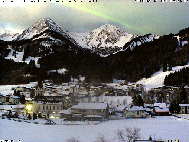 Archiv Foto Webcam Schattwald: Haus Romantika