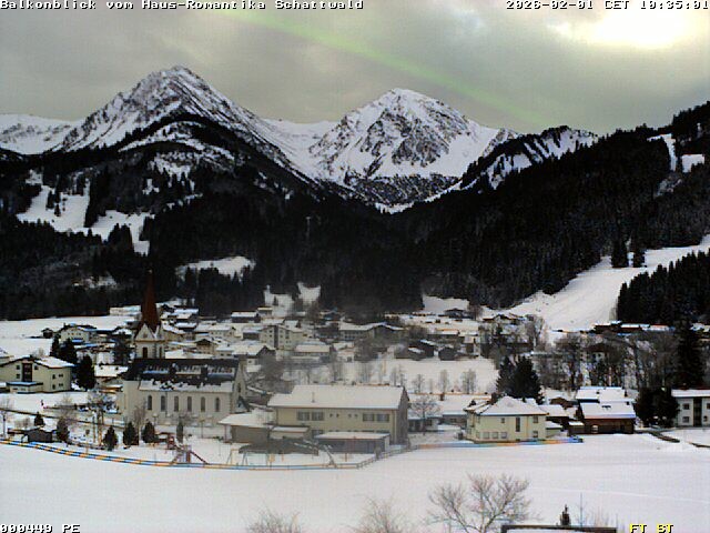 Archiv Foto Webcam Schattwald: Haus Romantika