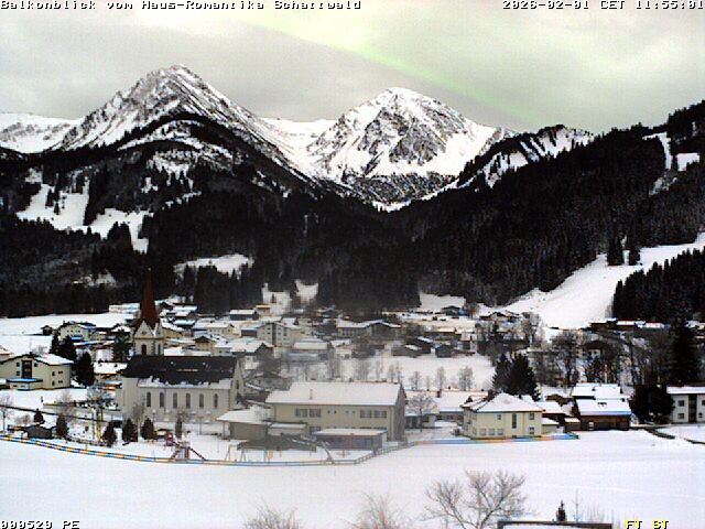 Archiv Foto Webcam Schattwald: Haus Romantika