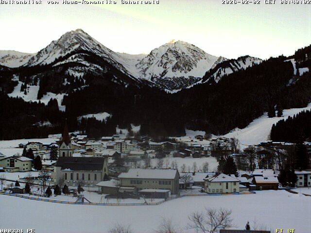 Archiv Foto Webcam Schattwald: Haus Romantika