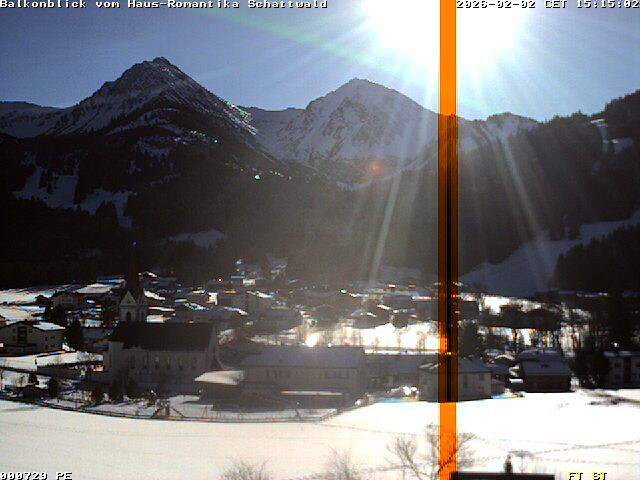 Archiv Foto Webcam Schattwald: Haus Romantika