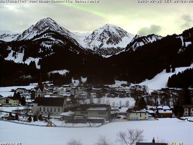 Archiv Foto Webcam Schattwald: Haus Romantika