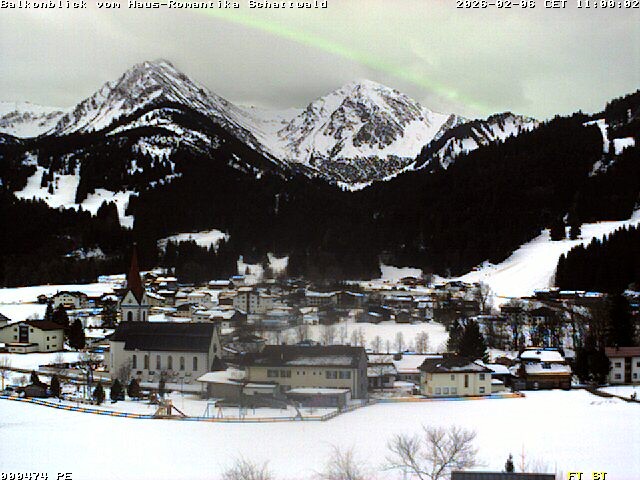 Archiv Foto Webcam Schattwald: Haus Romantika